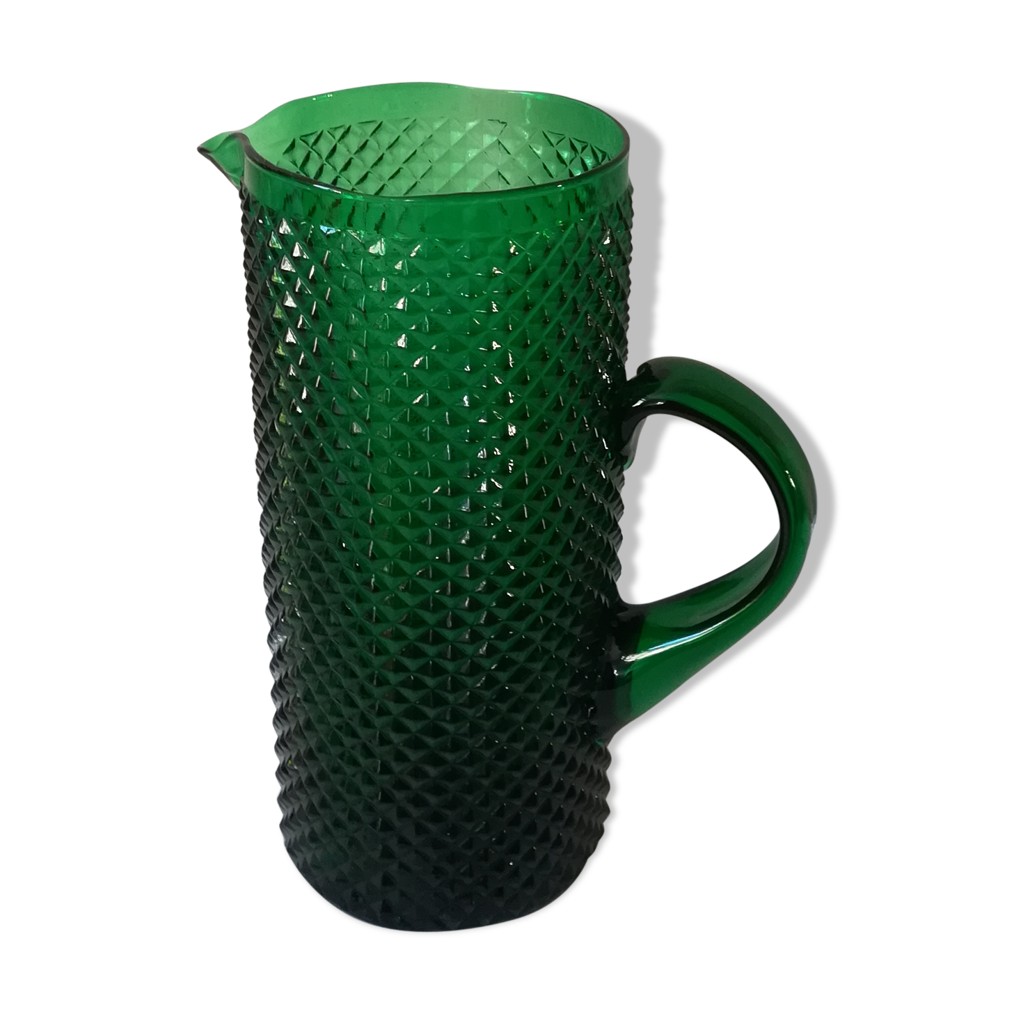 Carafe pointes de diamants Empoli