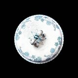 Antique Sarreguemines U&C soup tureen, geranium