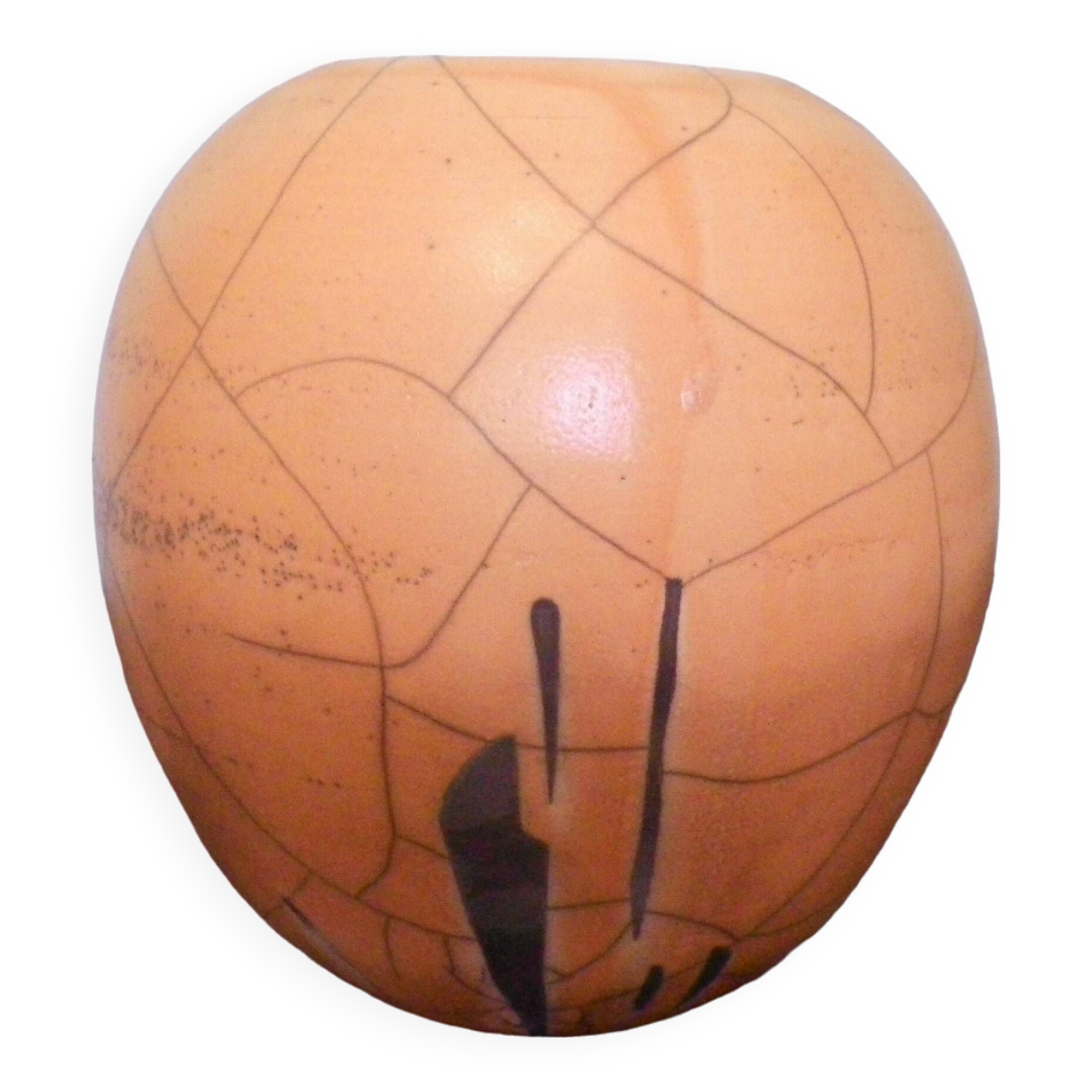 Poterie artisanale, vase raku