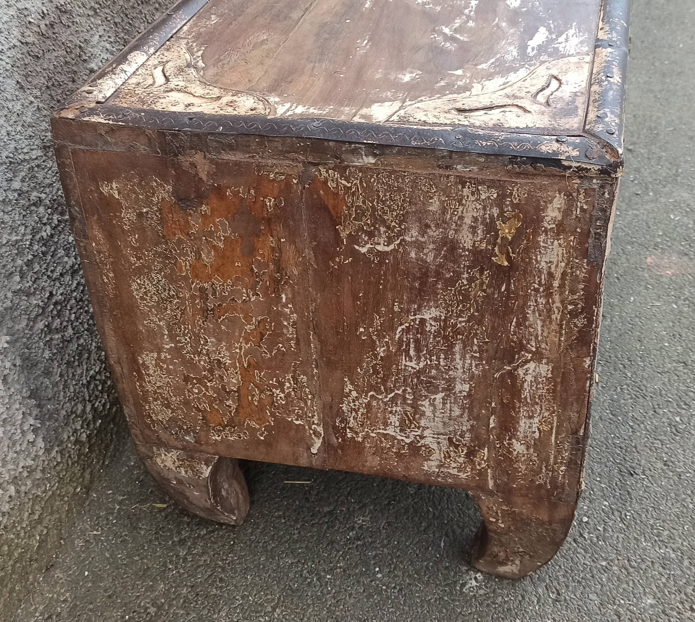 Small old chest with two drawers