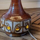 70s ceramic floor lamp