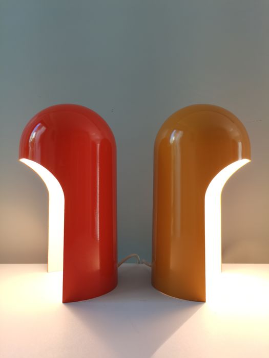 Pair of Italian lamps 70s- A. Bianchi Milano