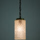Crystal glass pendant lamp, 1960s