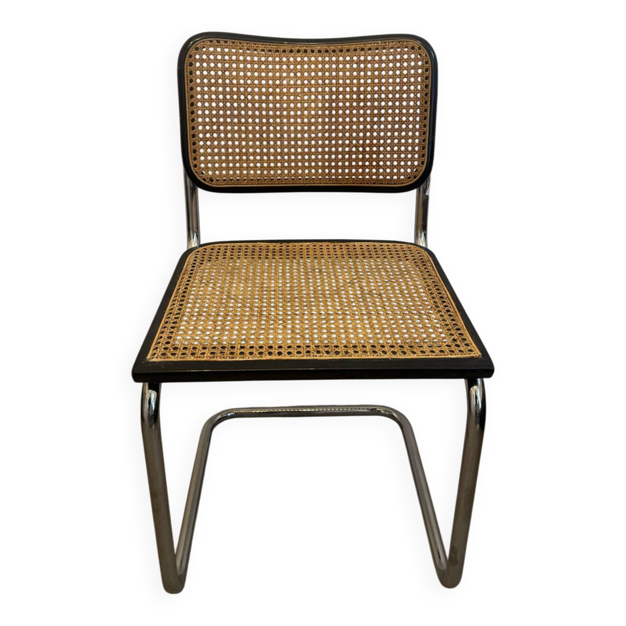 Marcel BREUER black b32 -cesca chair made in Italy