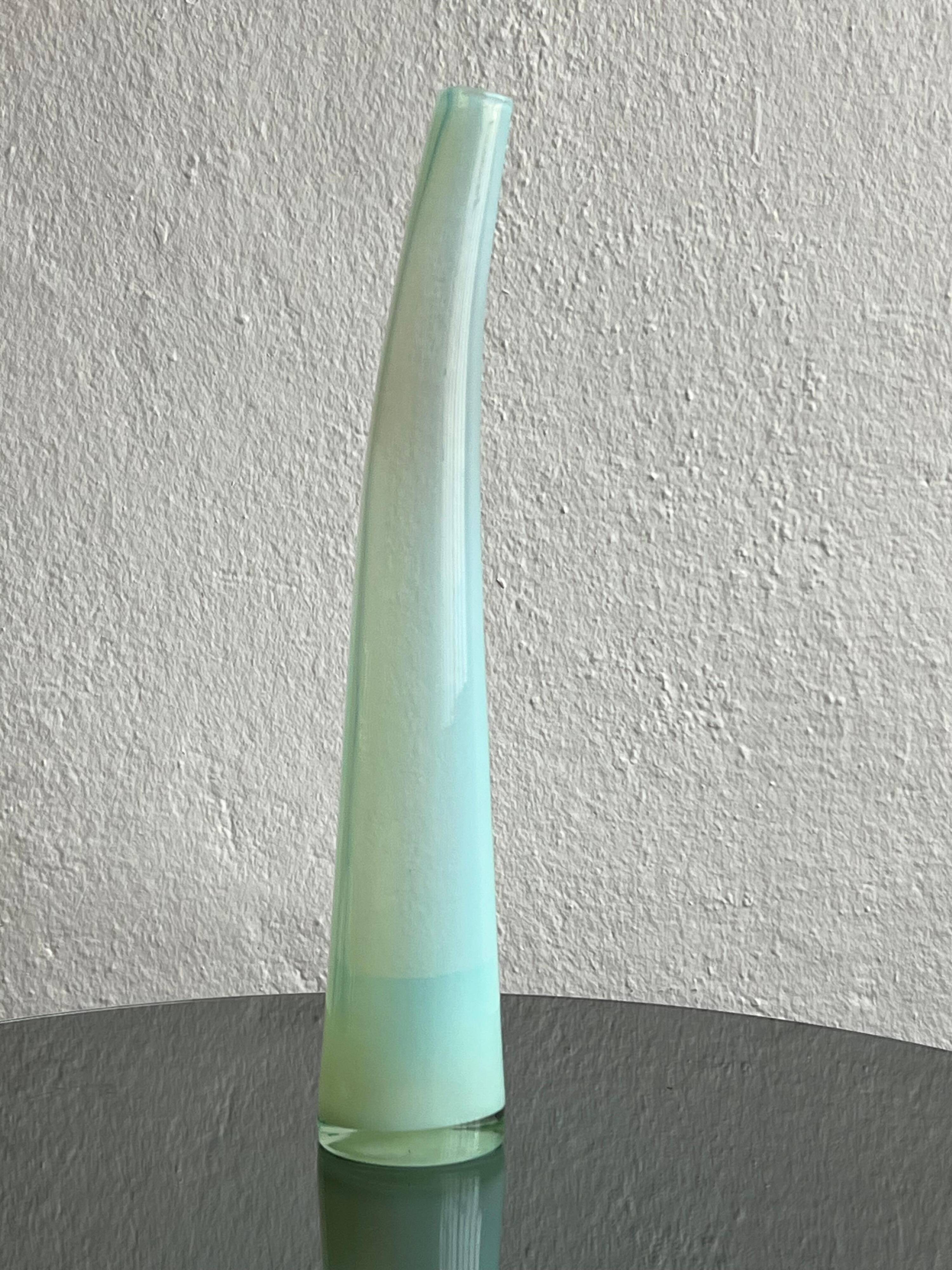 Sculptural Murano ''Lattimo'' Glass by Giusto Toso for Leucos , 1970's