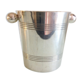Silver metal ice bucket art deco style by Deschamps Freres