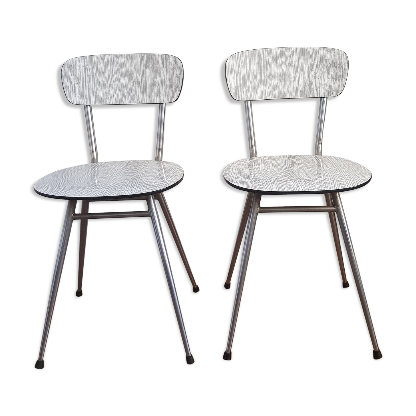 Set of 2 formica chairs