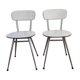 Lot de 2 chaises formica