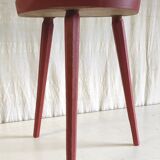 Tripod stool in solid oak - mid 20th century