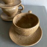 Four ceramic cups