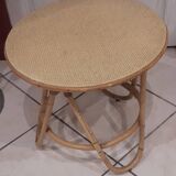 Vintage rattan coffee table