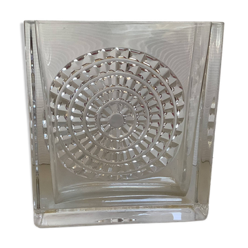 Diamond point crystal vase Germany