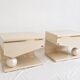 Pair of bedside tables Éric Maville & Jean-Claude Mahey – 1970s