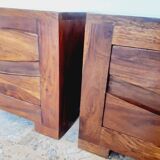 Paire de tables de chevets