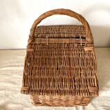 Wicker picnic basket