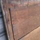 Mirror in wood and stucco in burl wood style, 1960