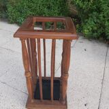 Vintage wooden umbrella holder