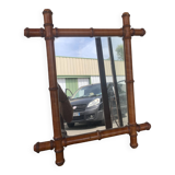 Miroir en bambou