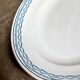 Large oval dish St Amand in blue ironstone