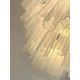 Large Venetian White Alabastro Tronchi Murano Glass Chandelier by Simoeng