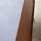 Vintage display bar cabinet on wheels from the 60s/70s.