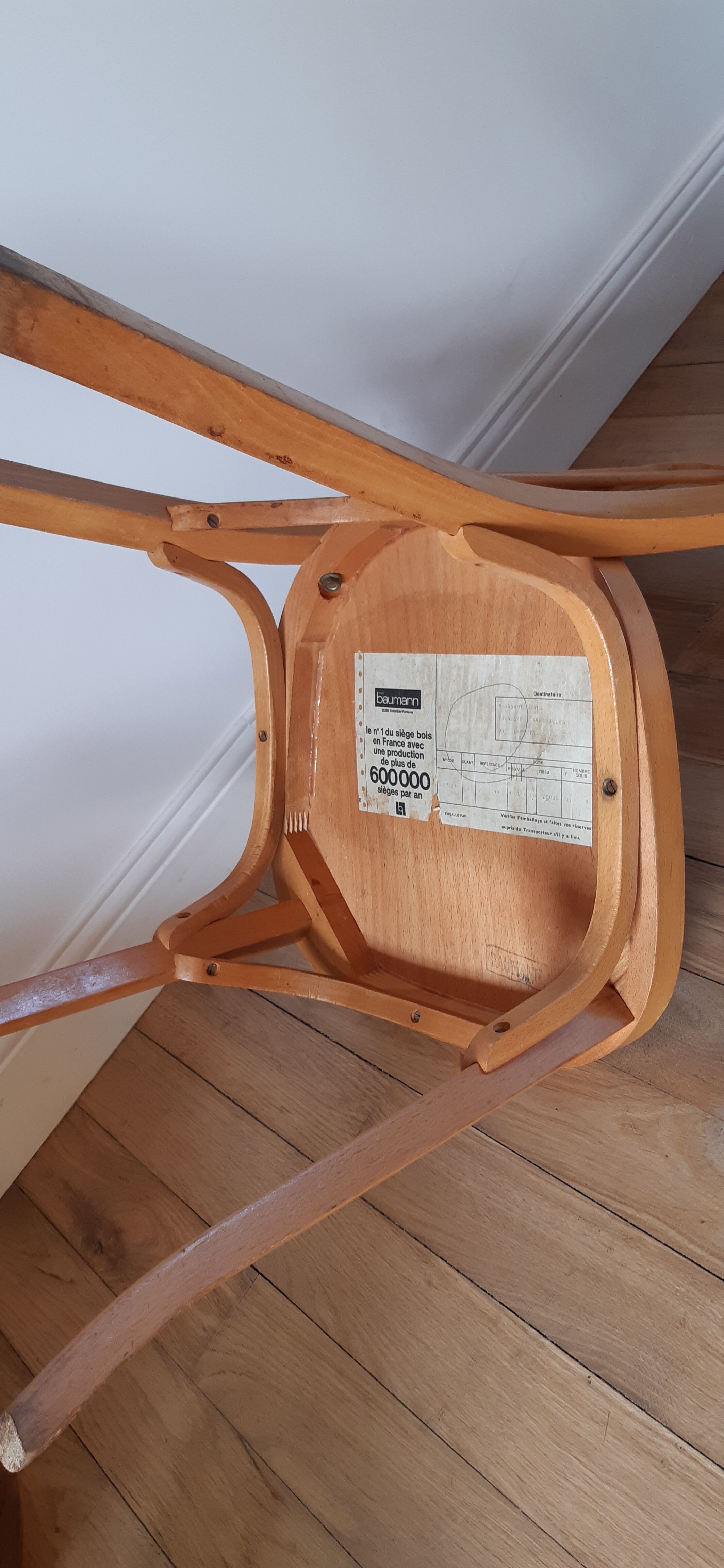 Baumann bistro chair n°43 1950