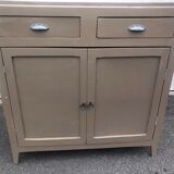Old dark taupe buffet