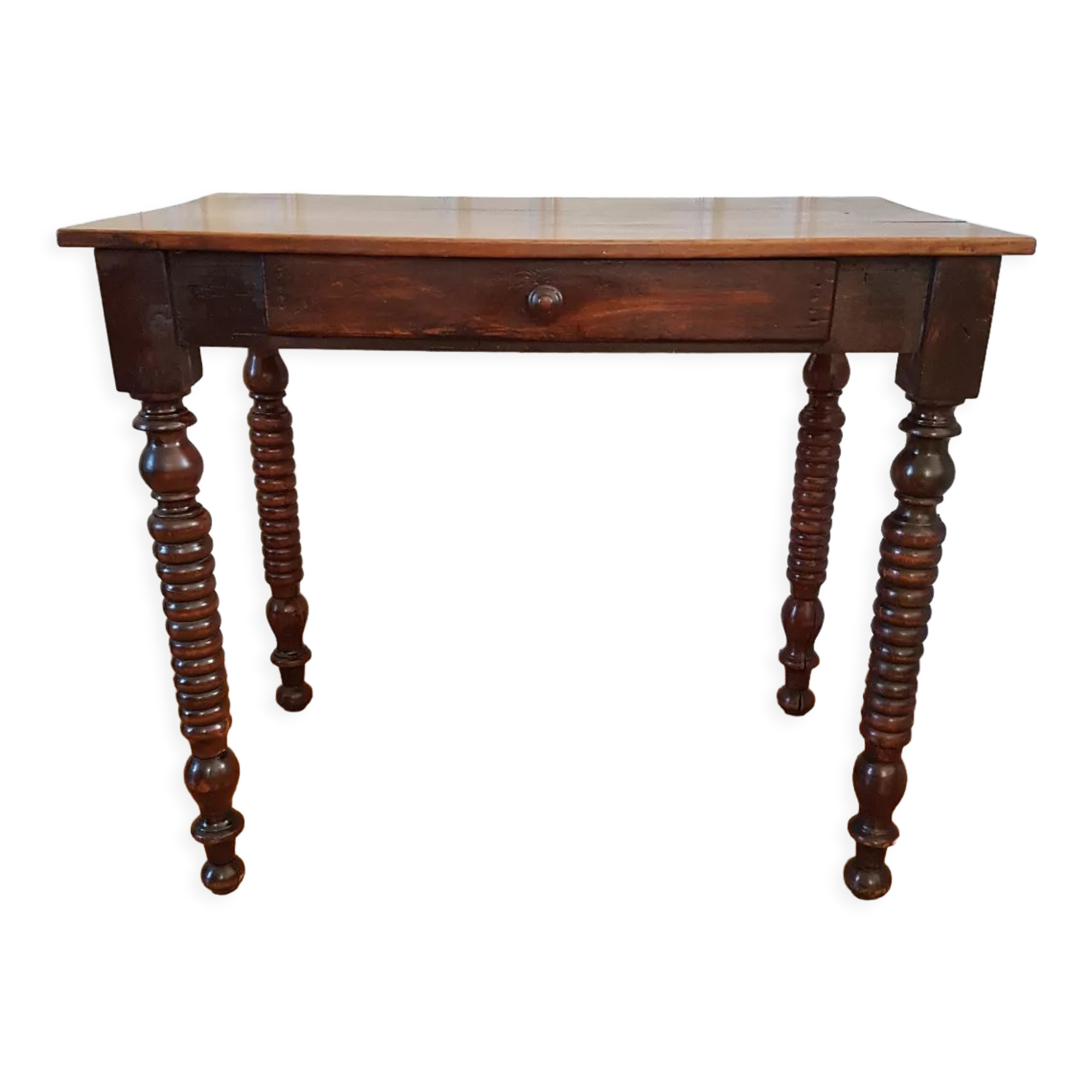 Table with turned legs
