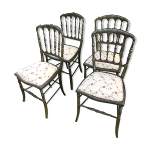 4 chaises Napoléon,