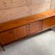 Vintage Scandinavian Danish teak sideboard, 1960s