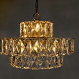 Lustre Kinkeldey 3 niveaux 1970 Allemagne