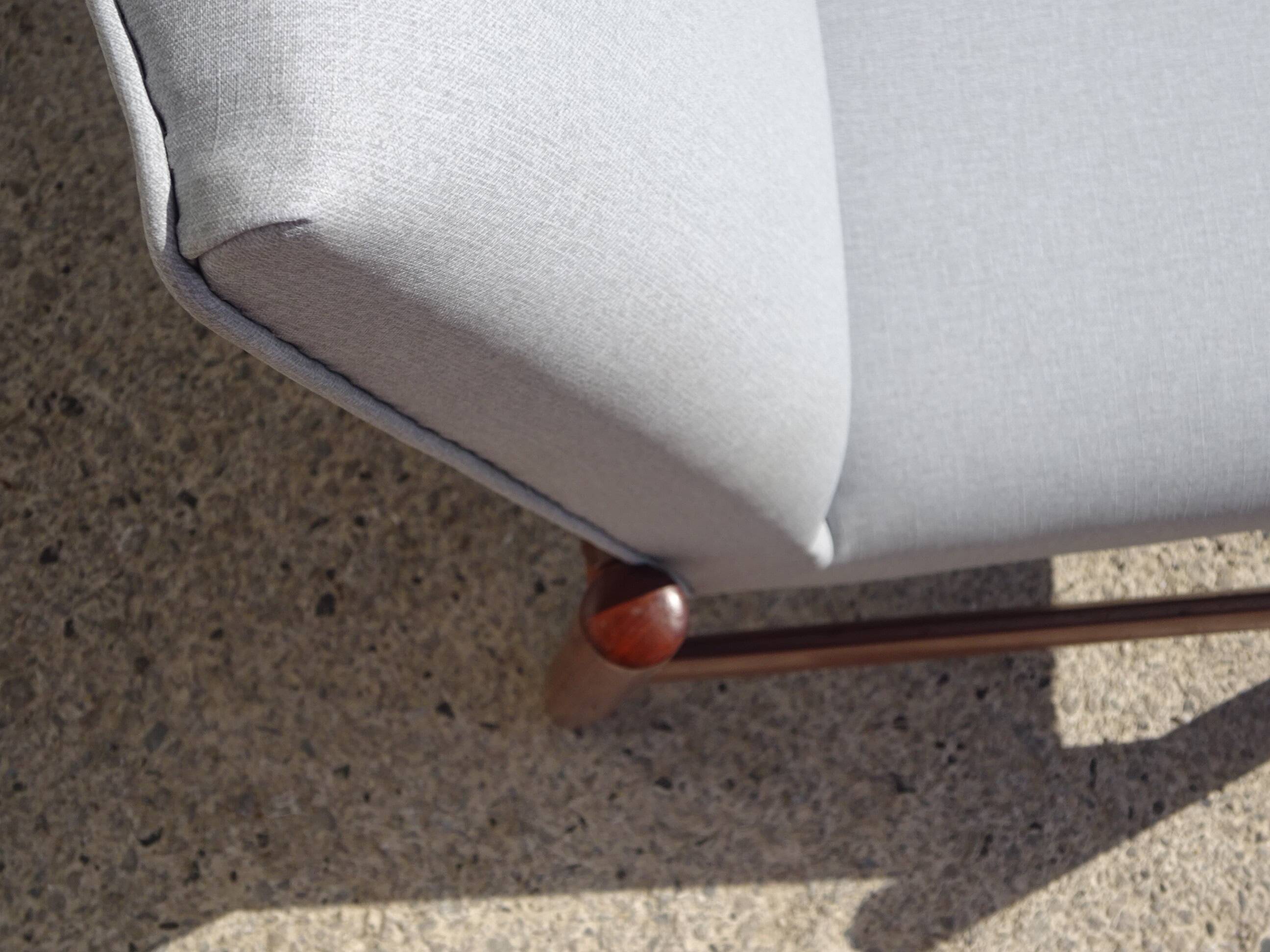 Modular 3-seater sofa + a teak coffee table by Karl SØrlie & SØnner