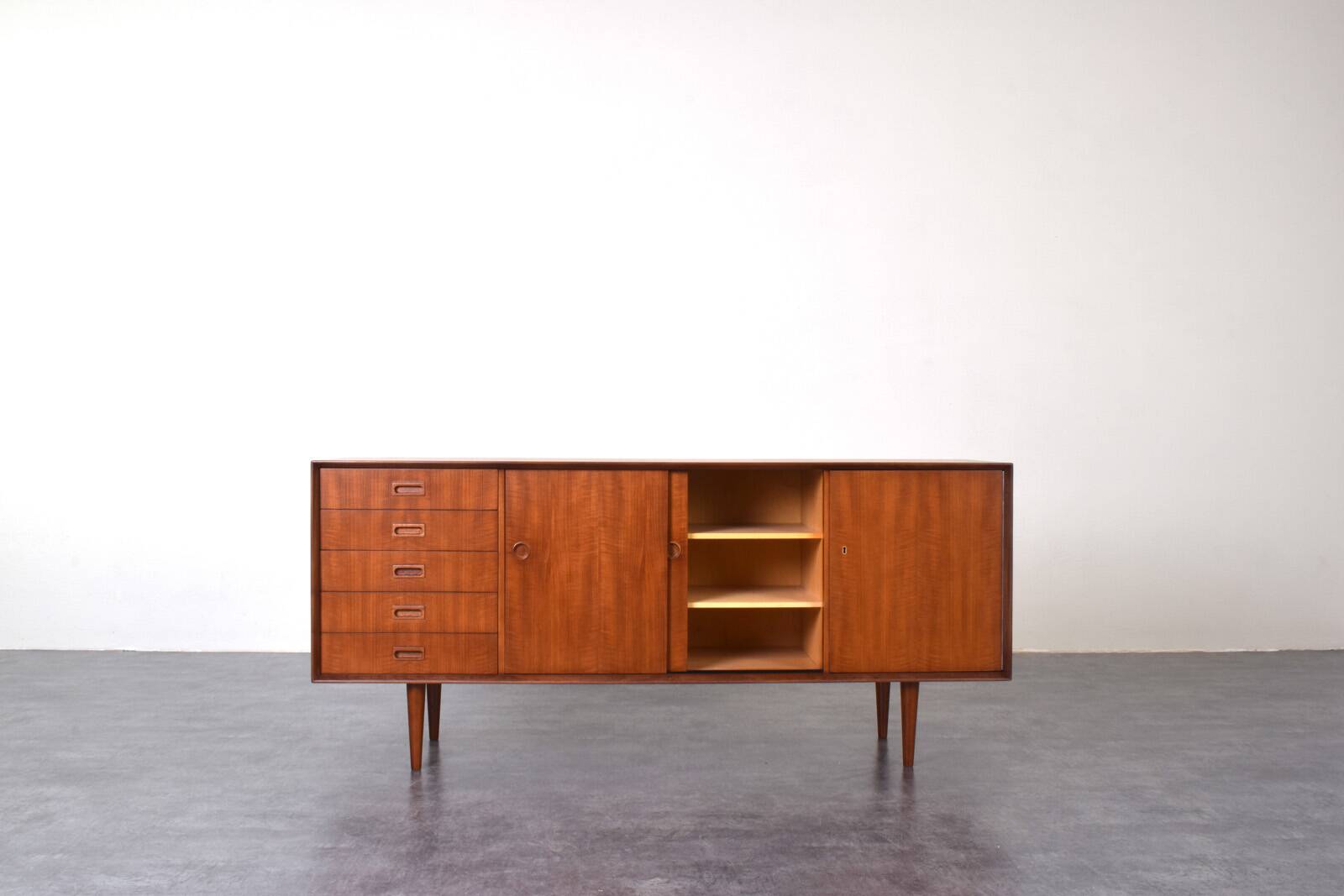 Mid-Century Danish Teak Sideboard, 1960s.