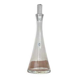 German glass carafe from Christinenhütte