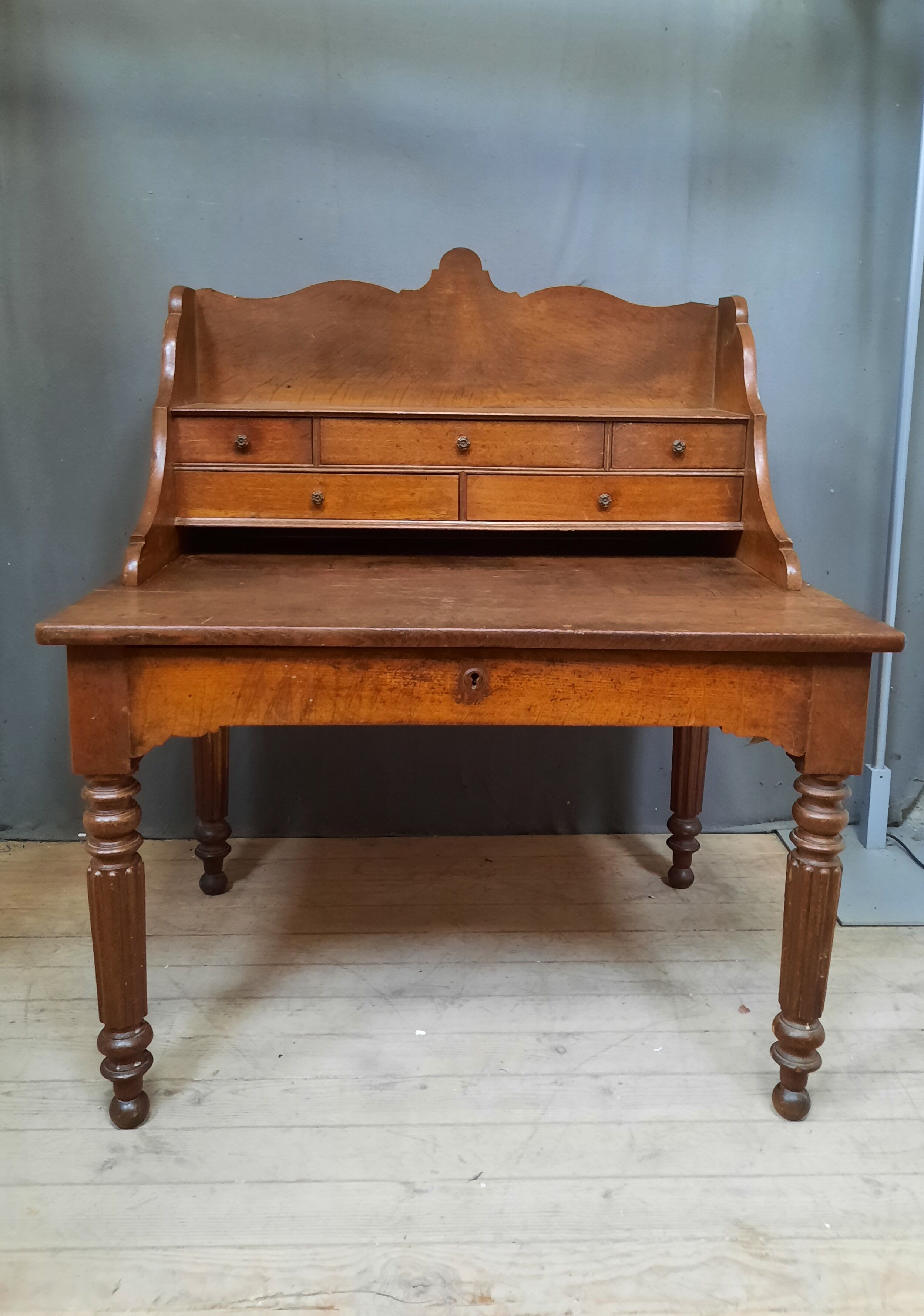 Rustic stepped office