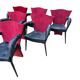 6 Scarabas chairs model André T designed by Bofek Sipek