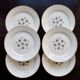 6 vintage Lunéville earthenware dessert plates – Christine pattern