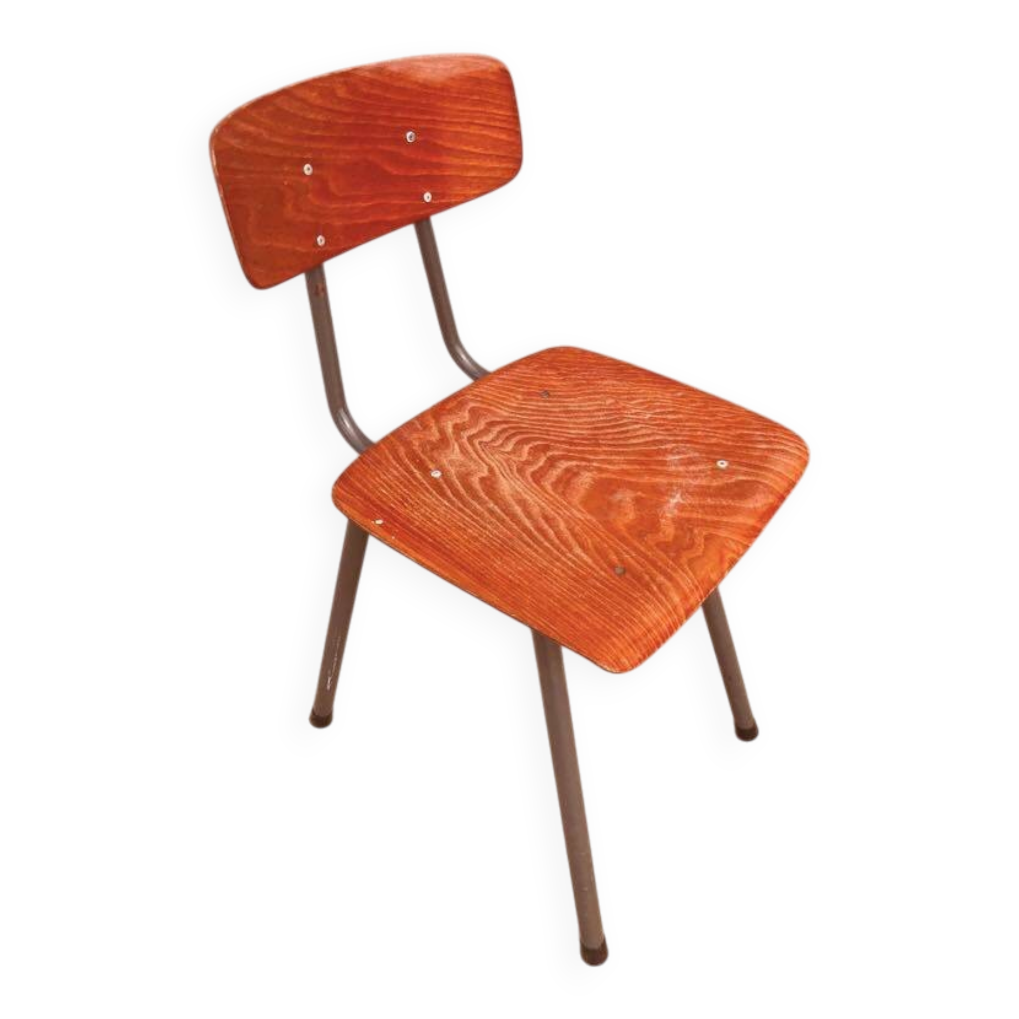 Vintage Pagholz chair in moulded wood and metal, 1960s