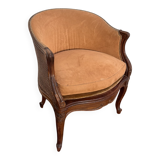 Louis XV style office chair in walnut