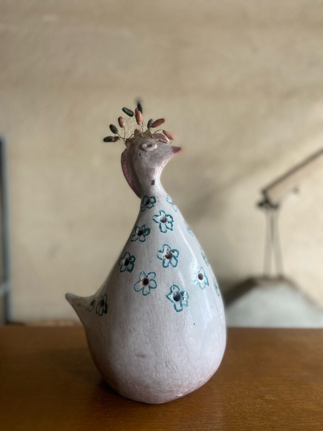 Ceramic rooster 1960s
