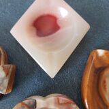 Set of marble ashtrays