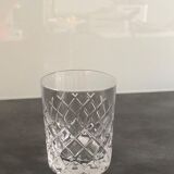 Set of 5 crystal whiskey glasses
