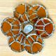 Vintage ceramic plates with compartments