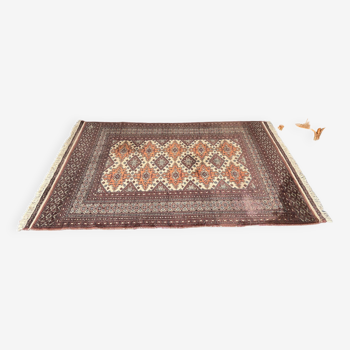 Oriental pakistan gray-purple rug 196cm x 126cm