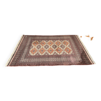 Oriental pakistan gray-purple rug 196cm x 126cm