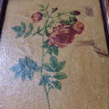 3 paintings with floral motifs