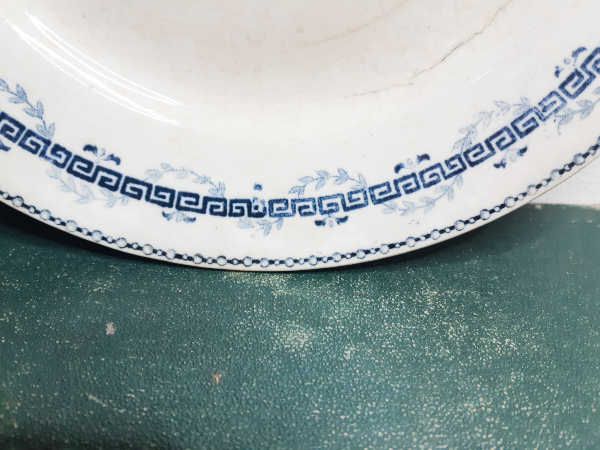 Earthenware dessert plate Terre de Fer , Austerlitz