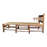Chaise longue paille