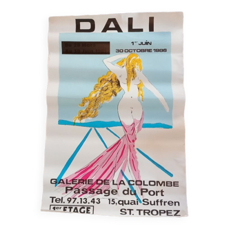 Dali exhibition poster