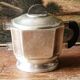 Service à café / thé, art déco en métal argenté et ébène